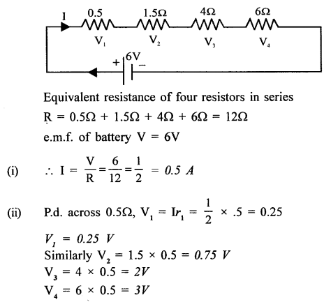 A New Approach to ICSE Physics Part 2 Class 10 Solutions Electric Circuits, Resistance & Ohm’s Law 32