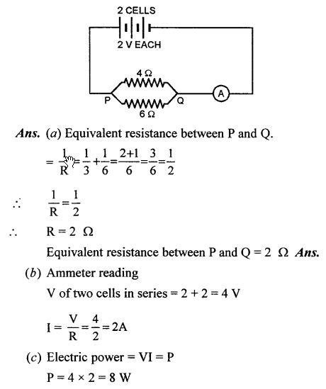 A New Approach to ICSE Physics Part 2 Class 10 Solutions Electric Circuits, Resistance & Ohm’s Law 61