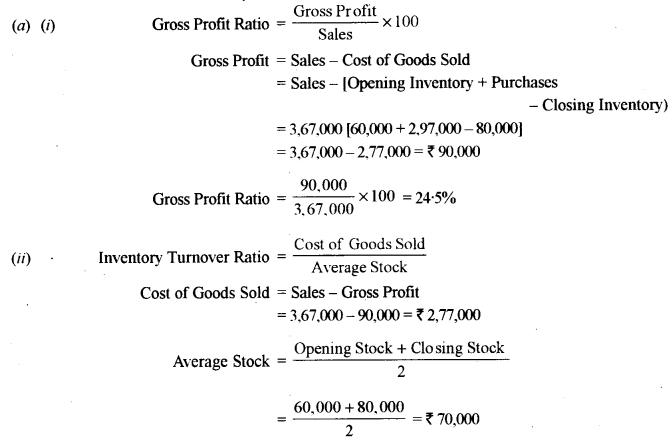ISC Accounts Question Paper 2015 Solved for Class 12 34