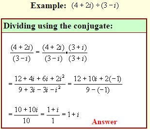 Multiplying and Dividing Complex Numbers 4