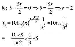 Plus One Maths Chapter Wise Questions and Answers Chapter 8 Binomial Theorem 3M Q2.3