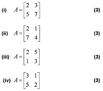 Plus Two Maths Chapter Wise Questions and Answers Chapter 3 Matrices 3M Q7