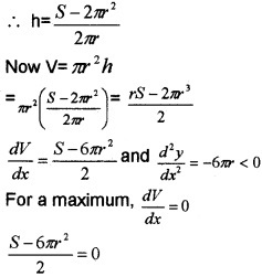 Plus Two Maths Chapter Wise Questions and Answers Chapter 6 Application of Derivatives 6M Q7