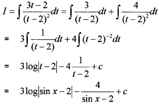 Plus Two Maths Chapter Wise Questions and Answers Chapter 7 Integrals 6M Q10.4