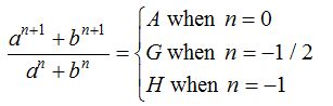 Properties of Arithmetic, Geometric, Harmonic Means between Two Given Numbers 6