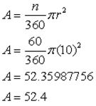 Sectors and Segments of Circles 6