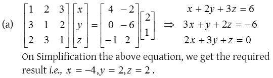 Solving Systems of Linear Equations Using Matrices - A Plus Topper