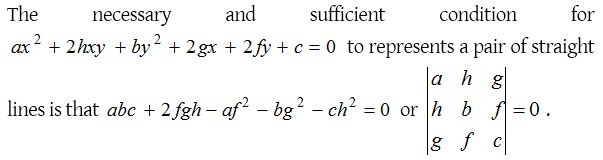 What are Pair of Straight Lines 3