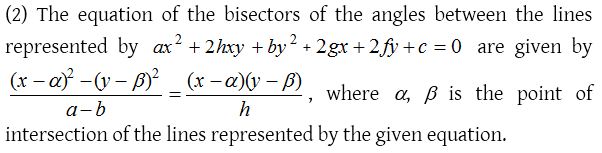 What are Pair of Straight Lines 7