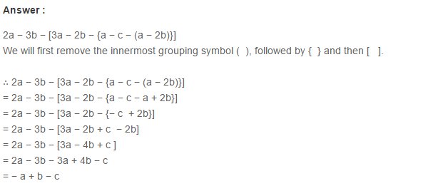 Algebraic Expressions RS Aggarwal Class 6 Maths Solutions Exercise 8D 14.1
