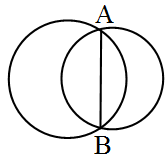 Common Chord of Two Intersecting Circles 1
