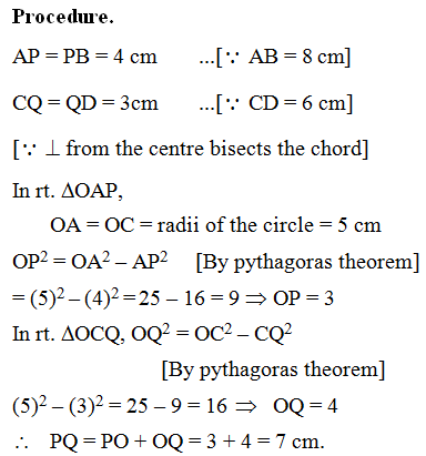 Common Chord of Two Intersecting Circles 23