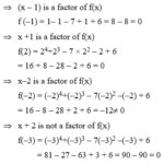 Factorization Of Polynomials Using Factor Theorem 1