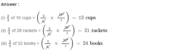 Fraction RS Aggarwal Class 6 Maths Solutions Exercise 5A 11.1