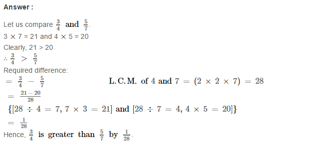 Fraction RS Aggarwal Class 6 Maths Solutions Exercise 5F 25.1
