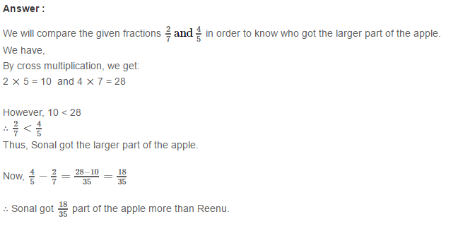 Fractions RS Aggarwal Class 7 Math Solutions Exercise 2A 4.1