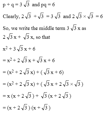 How To Factorise A Polynomial By Splitting The Middle Term A Plus Topper