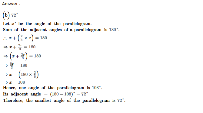 Parallelograms RS Aggarwal Class 8 Maths Solutions Exercise 16B 7.1