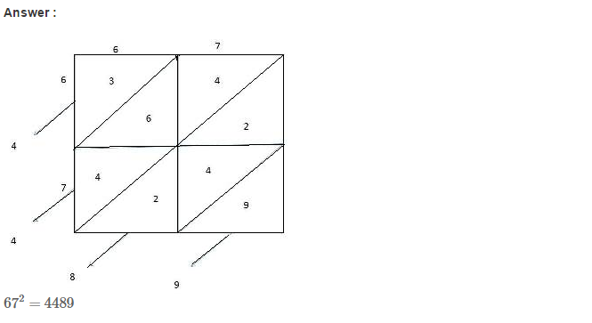 Squares and Square Roots RS Aggarwal Class 8 Maths Solutions Exercise 3C 5.1