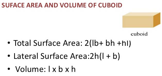How Do You Find The Surface Area And Volume Of A Cuboid Plus Topper - Surface Area Of A Wall Formula