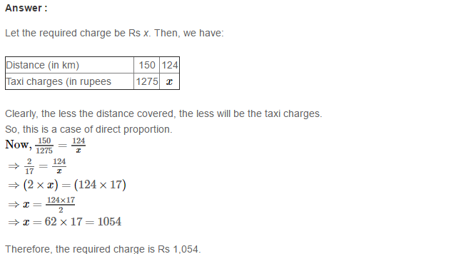 Direct and Inverse Proportions RS Aggarwal Class 8 Maths Solutions Ex 12A 4.1