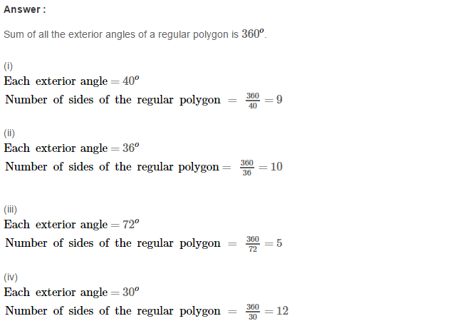 Polygons RS Aggarwal Class 8 Maths Solutions Ex 14A 7.1