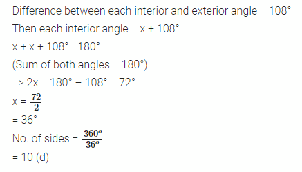 Polygons RS Aggarwal Class 8 Maths Solutions Ex 14B 14.1