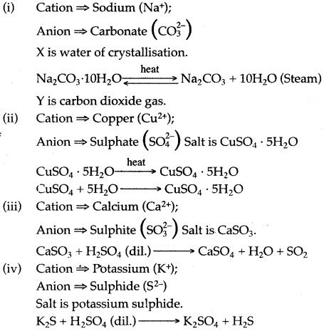ICSE Solutions for Class 10 Chemistry - Practical Chemistry 1