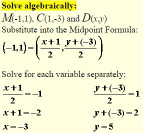 Midpoint of a Line Segment 6