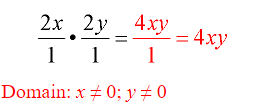 Multiplying and Dividing Algebraic Fractions 2
