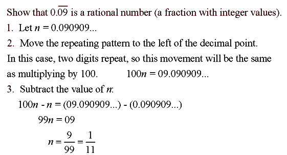 Rational and Irrational Numbers 4