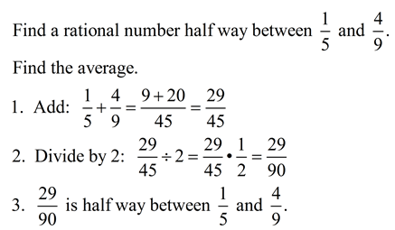 Rational and Irrational Numbers 5