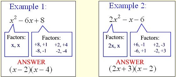 Review Factoring Polynomials 3