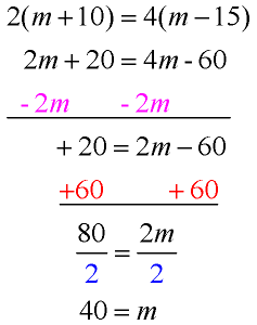 Solving Equations 5