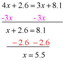 Solving Equations 6