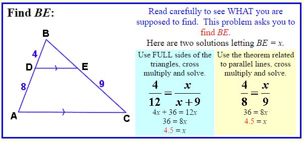 Strategies for Dealing with Similar Triangles 3