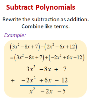 Subtracting Polynomials 3