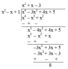 Division Algorithm For Polynomials 3