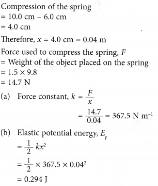 Energy elastic potential Module 5