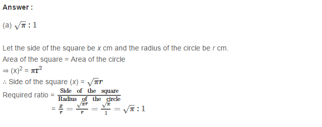 Mensuration RS Aggarwal Class 7 Maths Solutions Exercise 20G 27.1