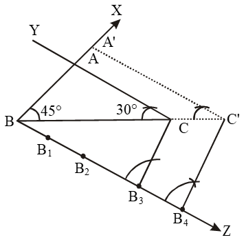 Construction Of Similar Triangle As Per Given Scale Factor 3