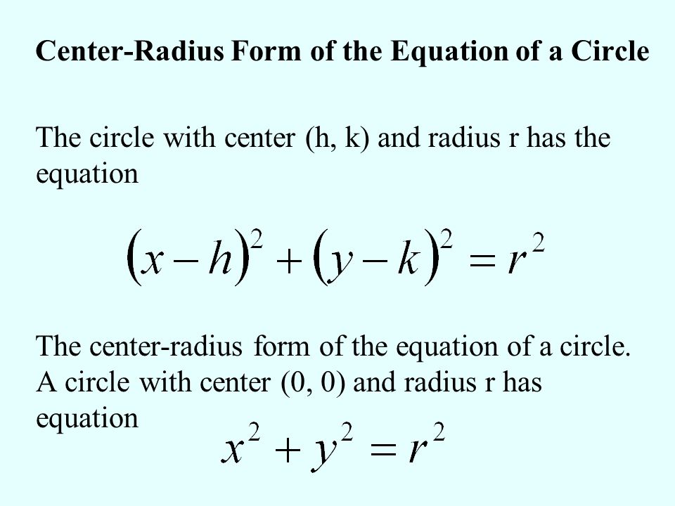 Equation of Circles 2