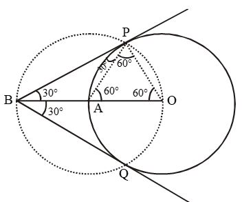 How To Construct A Tangent To A Circle From An External Point 4
