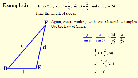 Law of Sines 6