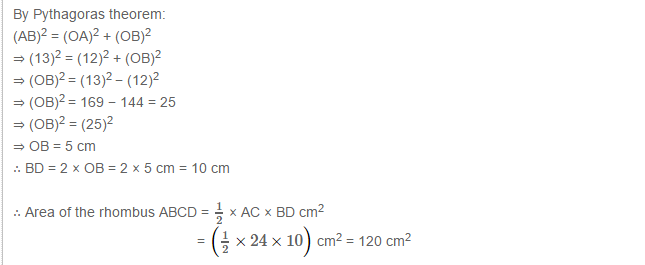Mensuration RS Aggarwal Class 7 Maths Solutions CCE Test Paper 7.2