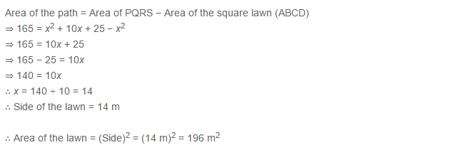 Mensuration RS Aggarwal Class 7 Maths Solutions Exercise 20B 10.2