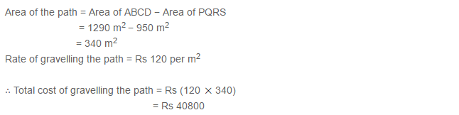 Mensuration RS Aggarwal Class 7 Maths Solutions Exercise 20B 5.2