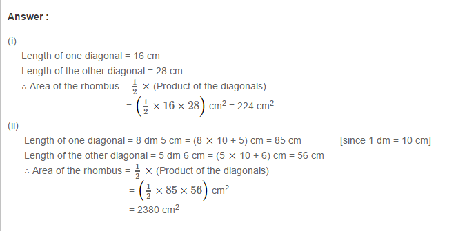 Mensuration RS Aggarwal Class 7 Maths Solutions Exercise 20C 12.1
