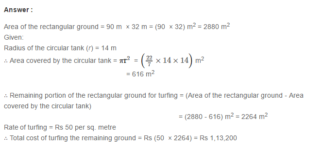 Mensuration RS Aggarwal Class 7 Maths Solutions Exercise 20F 14.1
