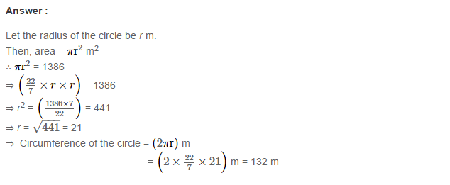 Mensuration RS Aggarwal Class 7 Maths Solutions Exercise 20F 8.1